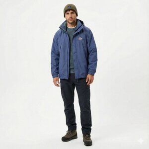 Lowe Alpine rain jacket Triple Point Ceramic vintage shell Large